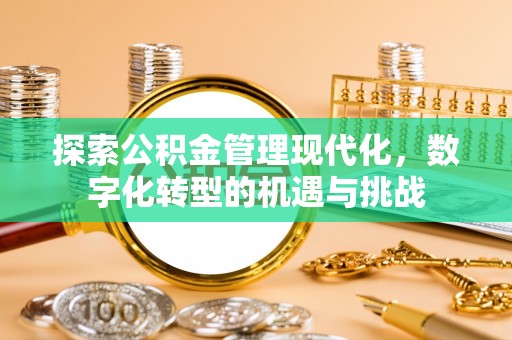 周宁探索公积金管理现代化，数字化转型的机遇与挑战