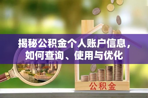周宁揭秘公积金个人账户信息，如何查询、使用与优化