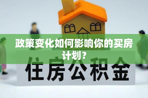 周宁政策变化如何影响你的买房计划？